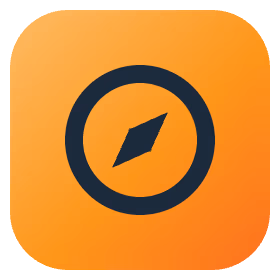 Compass icon representing custom AI solutions designed for each nonprofit’s mission.